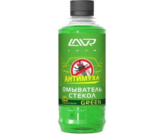 Омыватель стекол Lavr концентрат Анти Муха Green 330 мл Ln1221 