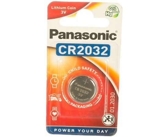 Дисковая литиевая батарейка CR2032 3В бл/1 Panasonic 5019068085138 
