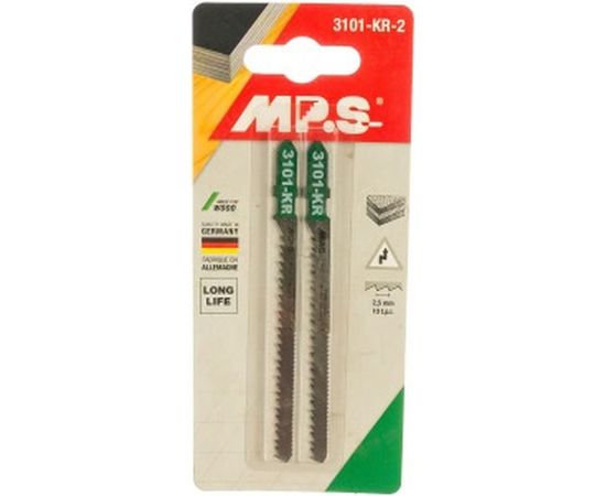 Пилки по древесине, ДСП, фанере, пластмассе (100х75х2.5&nbsp;мм; 2&nbsp;шт.) MPS&nbsp;3101-KR-2 