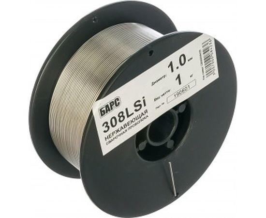 Проволока сварочная нержавеющая (1.0 мм; кассета 1 кг; СВ-08Х19Н9Т) 308LSi БАРС 