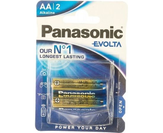 Щелочная батарейка LR6 AA Evolta 1.5В бл/2 Panasonic 5410853044758 