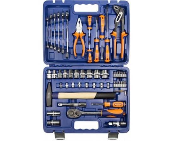 Набор инструмента 1/2 Dr и 1/4 Dr 56 предметов HELFER HF000013 