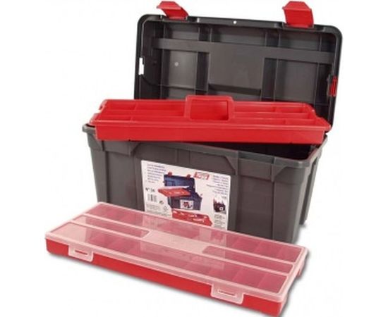 Ящик для инструментов с лотком + органайзер 58х28.5х29см №34 Tayg TAY-134005 