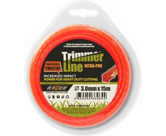 Леска TWISTOP (3.0 мм; 15 м; квадрат) Rezer 