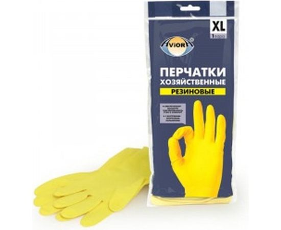 Хозяйственные резиновые перчатки AVIORA, размер XL 402-569 