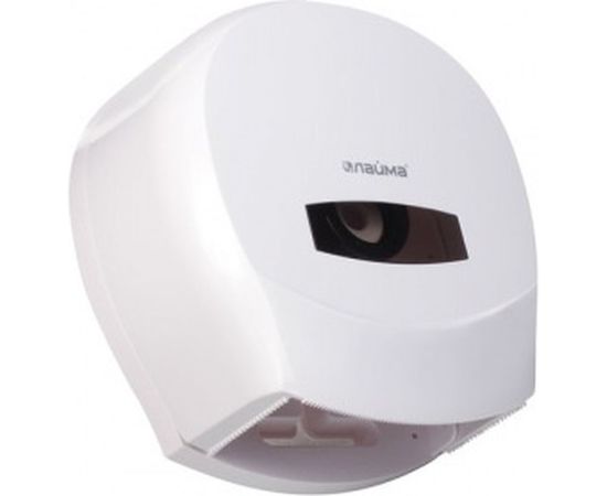 Диспенсер для туалетной бумаги ЛАЙМА PROFESSIONAL,малый, белый, ABS-пластик, 601427 