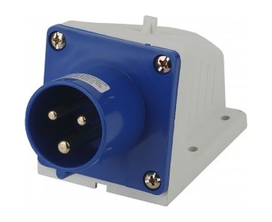 Стационарная вилка ЭРА 513 2Р+РЕ 16А 220В IP44 Б0032855 