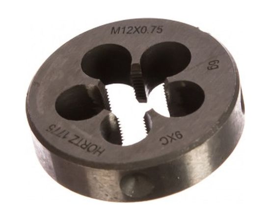 Плашка М 12 х0.75 9ХС HORTZ 204020 