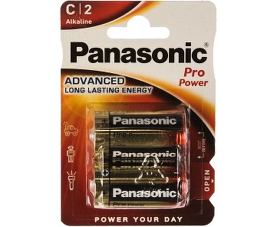 Щелочная батарейка LR14 C Pro Power Xtreme 1.5В бл/2 Panasonic 5410853024170 