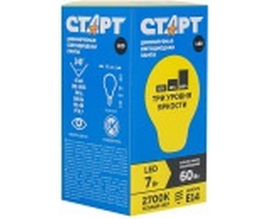 Светодиодная диммируемая лампа СТАРТ в колбе шар LEDSphereE14 7W27 Dim Step – изображение 2