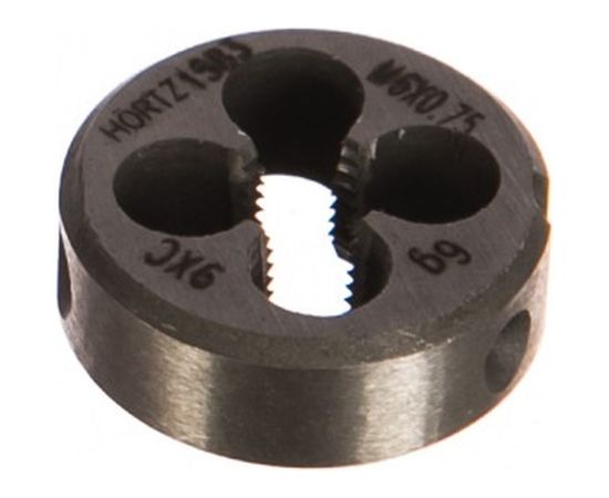 Плашка М 6 х0.75 9ХС HORTZ 203992 – изображение 2