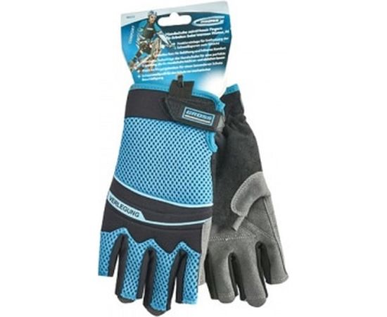 Перчатки комбинированные облегченные с открытыми пальцами (XL) GROSS 90317 – изображение 2