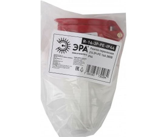Переносная розетка ЭРА 214 3Р+РЕ 16А 380В IP44 Б0032862 – изображение 2