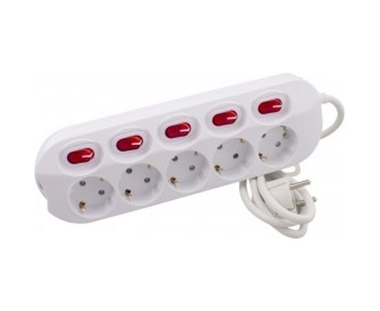Удлинитель СТАРТ с заземлением и защитой от детей, 5 розеток, 1.5 метра С/У S 5x1-ZDIV – изображение 2
