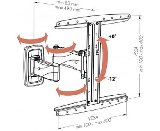 Кронштейн VOBIX VX 5534B 915852 – изображение 3