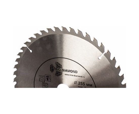 Диск пильный по дереву (255х30 мм; 48Т) TRIO-DIAMOND FLL832 – изображение 3