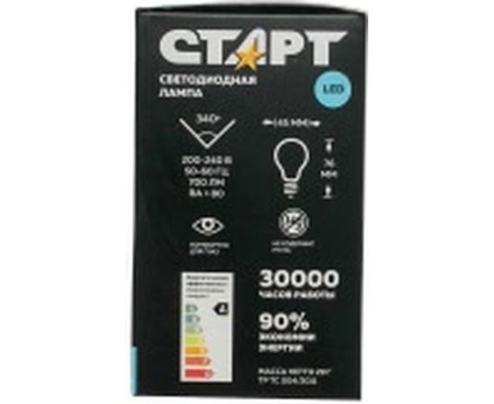 Светодиодная филаментная лампа СТАРТ в колбе шар LED F-SphereE14 7W40 – изображение 5