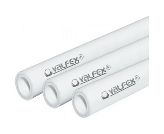 Труба VALFEX PP-R белая, армированная алюминием, 32х5.4 мм, 2 м, Т 90°С Ру25 SDR6 101040322 033-2468 