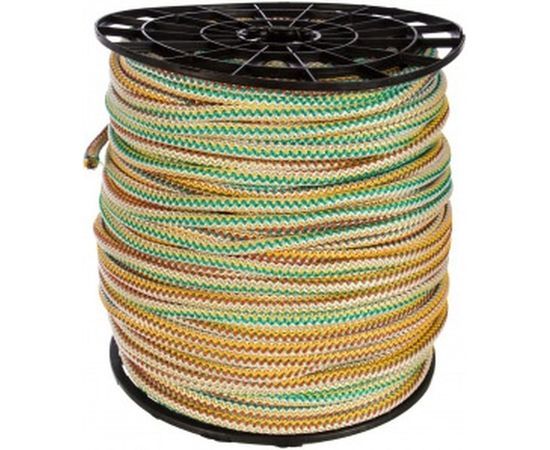Вязаный полипропиленовый шнур, цветной, катушка 12мм х 200м Эбис 00094 