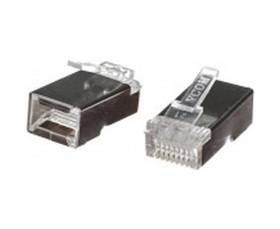 Коннекторы VCOM RJ45 8P8C для FTP кабеля 5 категории, экранированные, 100шт, VNA2230-1/100 