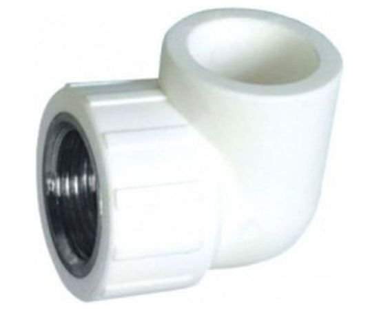 Комбинированный угольник VALFEX PP-R белый, 32х1 дюйма ВР 10125032 127-0591 