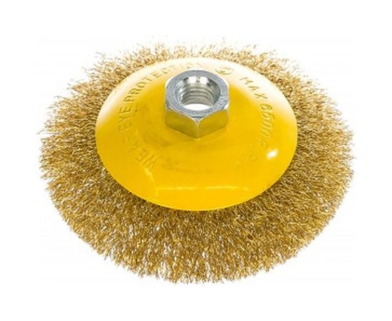 Щетка крацовка дисковая (115 мм; М14) для УШМ Biber 70973 тов-076220 