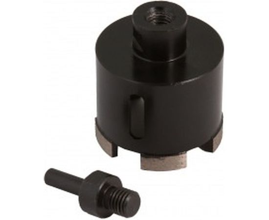 Коронка алмазная по керамограниту, серебряная пайка (60 мм) TRIO-DIAMOND GCB767 