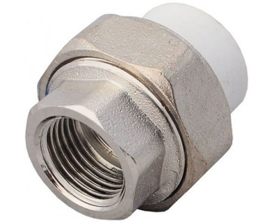 Комбинированная муфта VALFEX PP-R белая, разъем 25х1 дюйма ВР 10155225 127-0213 