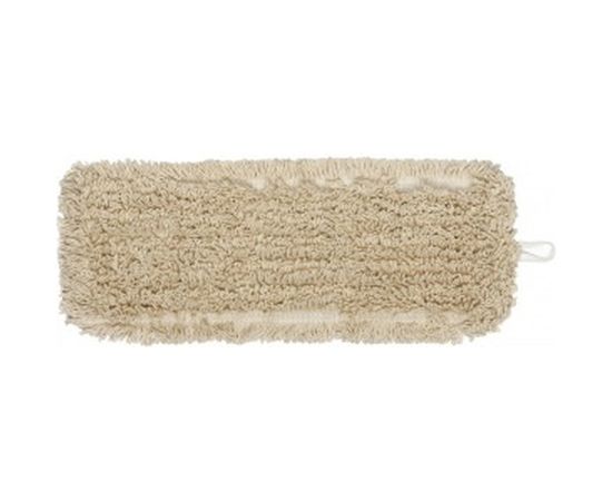 Плоская насадка МОП для швабры/держателя ЛАЙМА EXPERT 40 см, уши/карманы, нашивной хлопок 605303 