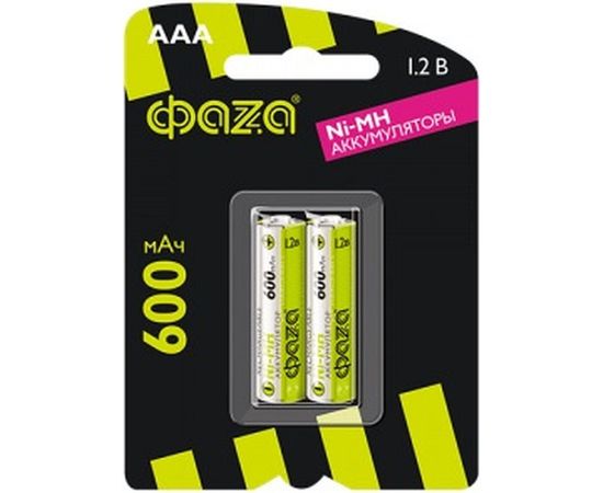Аккумулятор ФАZА размера AAA 600мАч Ni-MH BL-2 5002852 