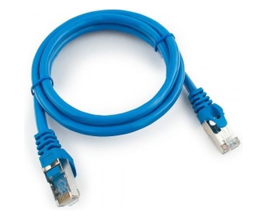Патч-корд Cablexpert FTP кат.6, 1м, литой, многожильный синий PP6-1M/B 