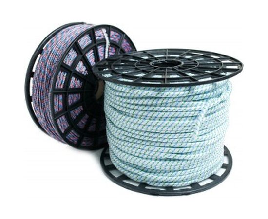 Плетеный полипропиленовый шнур, 24-прядный, катушка, 8мм х 200м Эбис 00107 