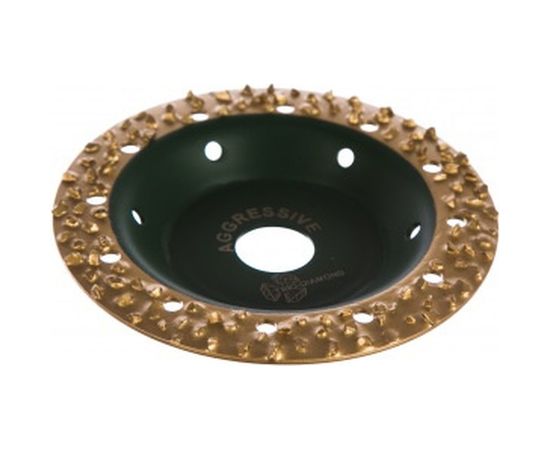 Чашка по дереву плоская Grand шаг 1 Aggressive 125 мм TRIO-DIAMOND 390001 