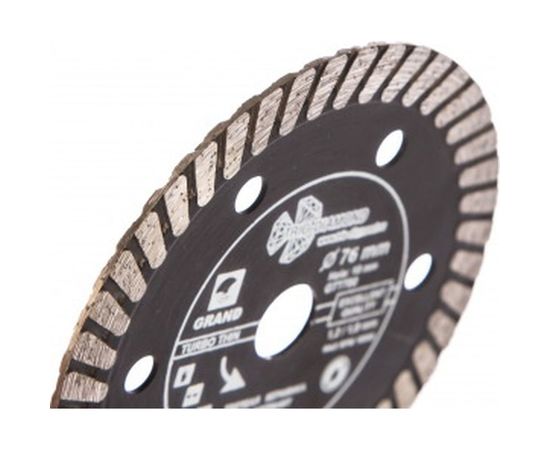 Диск алмазный отрезной по керамограниту (76х10 мм) Trio-Diamond GTT700 – изображение 2