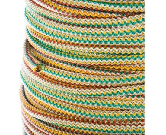 Вязаный полипропиленовый шнур, цветной, катушка 12мм х 200м Эбис 00094 – изображение 2