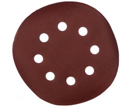 Круг абразивный с перфорацией (5 шт; 125 мм; Р400; Velcro; 8 отв) Biber 70689 тов-165729 – изображение 2