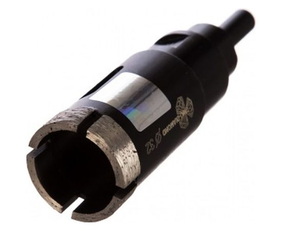 Коронка алмазная по керамограниту, серебряная пайка (32 мм) TRIO-DIAMOND GCB772 – изображение 2