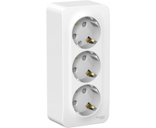 Розетка Schneider Electric 3-м ОП BLANCA 16А 250В SchE BLNRA011311 1210470 – изображение 2