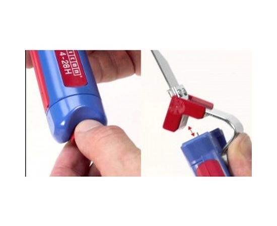 Кабельный нож с лезвием-крюком 4-28H, упаковка-блистер Weicon-Tools wcn50054328 – изображение 3