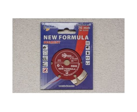 Диск алмазный отрезной по бетону (76х10 мм) Trio-Diamond S200 – изображение 4