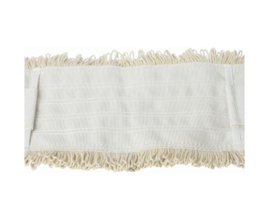 Плоская насадка МОП для швабры/держателя ЛАЙМА EXPERT 40 см, уши/карманы, нашивной хлопок 605303 – изображение 4