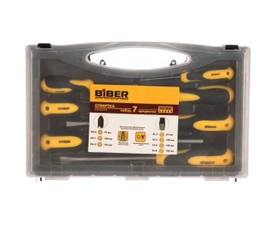 Набор отверток в кейсе Biber Эксперт 85561 тов-104366 – изображение 6