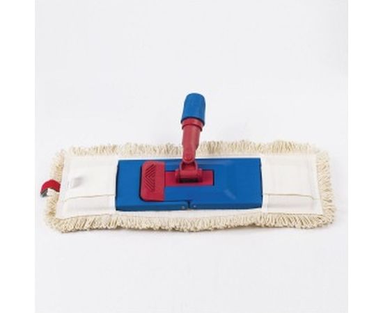 Плоская насадка МОП для швабры/держателя ЛАЙМА EXPERT 40 см, уши/карманы, нашивной хлопок 605303 – изображение 6