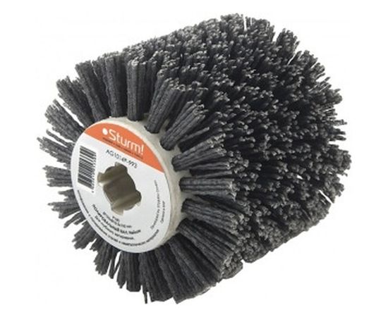 Щетка нейлоновая (120 мм; K180) Sturm AG1014P-993 