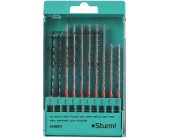 Набор пилок для лобзика универсальный (10 шт.)&nbsp;Sturm 5250501 