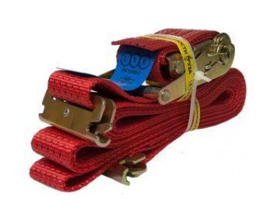 Ремень стяжной UVE евроборт ласточкин хвост, укороченная трещотка, 4 метра RS2-50-4000-4-sf-short 