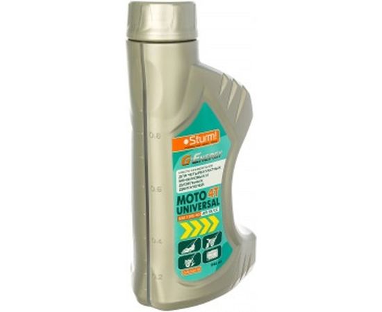 Масло моторное минеральное G-Energy UNIVERSAL MOTO 4T (0,946 л) для четырехтактных двигателей Sturm OM0401B 