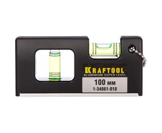 Уровень с магнитом 100 мм KRAFTOOL МИНИ 1-34861-010 