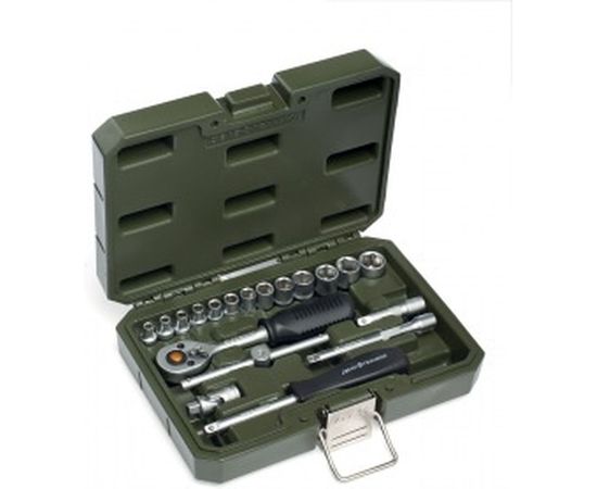 Набор шестигранных головок с трещоткой 1/4 19 предметов ДТ/20 Дело Техники 600719 