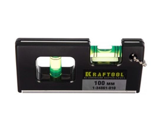 Уровень с магнитом 100 мм KRAFTOOL МИНИ 1-34861-010 – изображение 2
